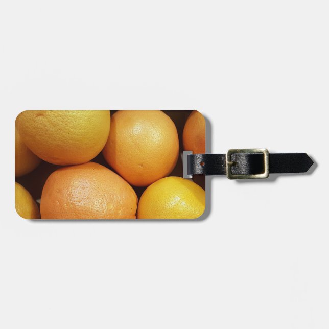 Colourful Fruit luggage Tag (Front Horizontal)
