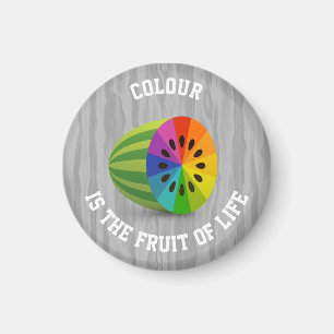 Colourful fruit magnet