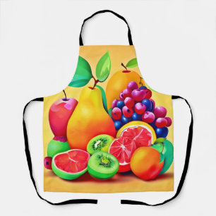 Colourful Fruit Medley Apron