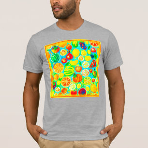 Colourful Fruit Pattern. Buy Now T-Shirt