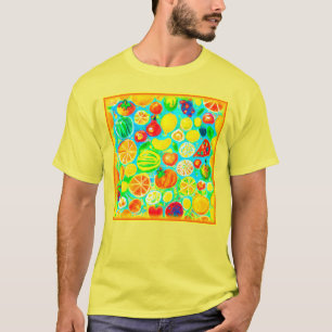 Colourful Fruit Pattern. Buy Now T-Shirt