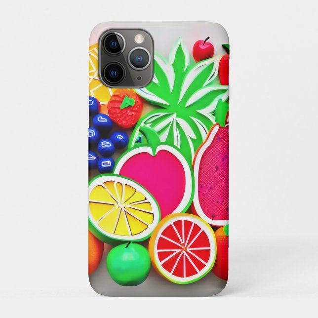 Colourful Fruit Pop Art Case-Mate iPhone Case (Back)