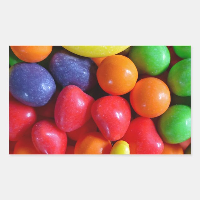 Colourful Fruit Shaped Candy Sticker (Front)