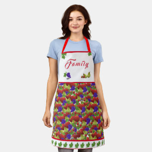 Colourful Fruit-Themed Kitchen Apron