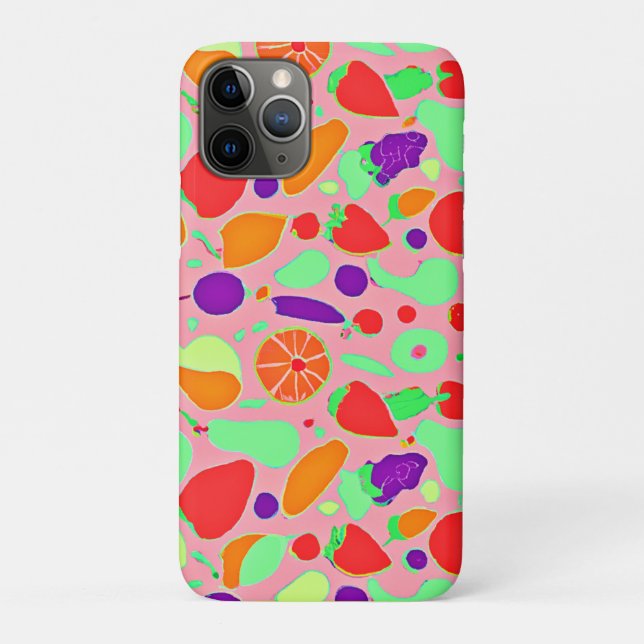 Colourful Fruitful Spectrum Pattern Case-Mate iPhone Case (Back)