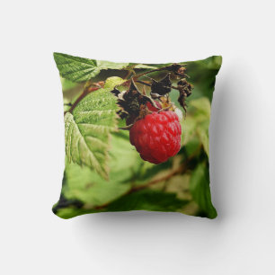 Colourful Fruits And Vegetables Throw Pillow