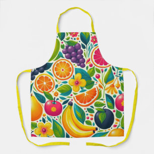 Colourful fruits  apron