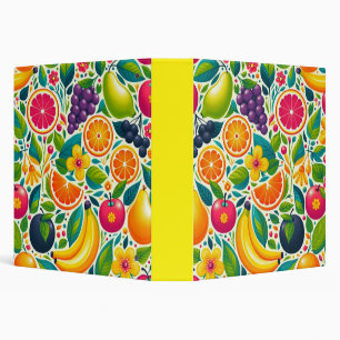 Colourful fruits  binder
