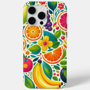 Colourful fruits iPhone 15 pro max case