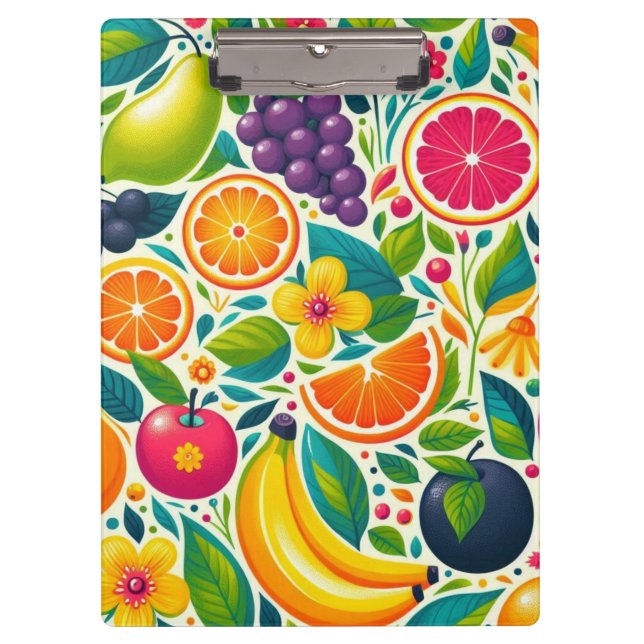 Colourful fruits  clipboard (Front)