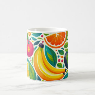 Colourful fruits coffee mug