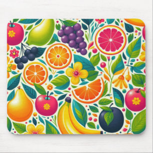 Colourful fruits  mouse pad