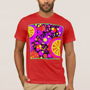 Colourful Fruits Pattern T-Shirt