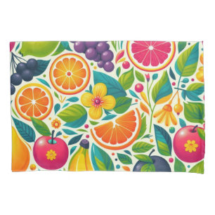 Colourful fruits  pillowcase