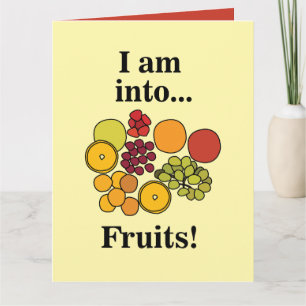 Colourful Fruits Summer Card