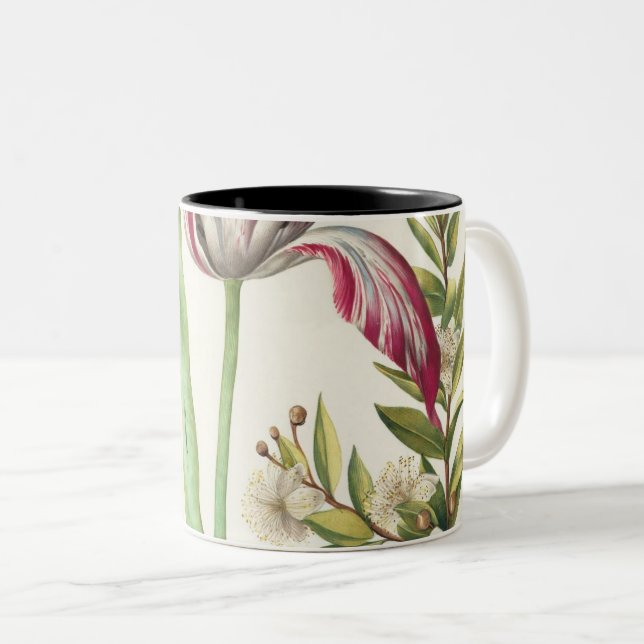 Colourful Fruits Two-Tone Coffee Mug (Front Right)