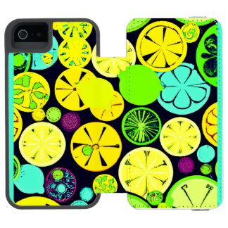 Colourful Fruity Vibrance Pattern Incipio Watson™ iPhone 5 Wallet Case