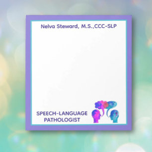 Colourful, Fun Custom SLP notepad! Notepad