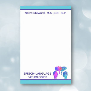 Colourful, Fun Custom SLP Post it Notes