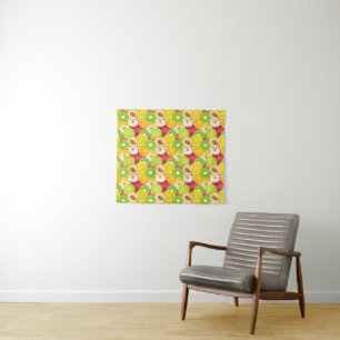 Colourful Fun Fruit Pattern Tapestry