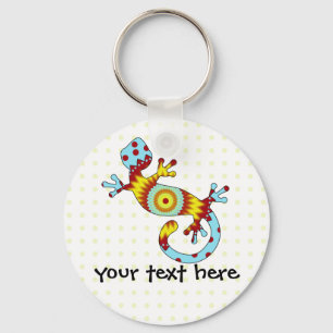 Colourful Fun Gecko Lizard Keychain