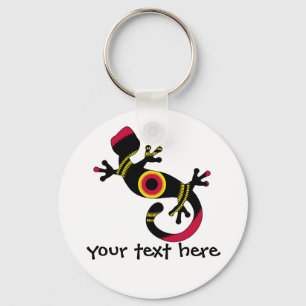 Colourful Fun Gecko Lizard Keychain