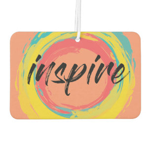 Colourful, fun, modern vibrant cool design Inspire Air Freshener