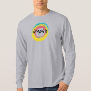 Colourful, fun, modern vibrant cool design Inspire T-Shirt