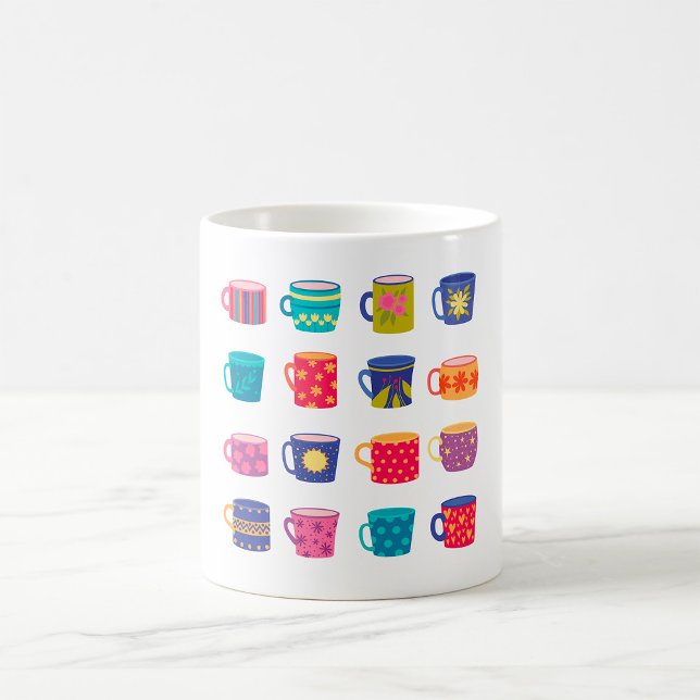 Colourful Fun Patterned Coffee Mug Set  (Creator Uploaded)