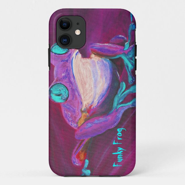 Colourful funky frog iPhone 5 case (Back)