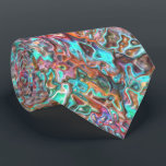 Colourful Funky Fun 3D Blur Waves Pattern Tie<br><div class="desc">Unique neck tie with contemporary colourful blurry waves pattern. Ornate, funky, modern and whimsical hipster design for the artistic or artsy hip trend setter, vintage retro, nouveau deco art style or abstract graphic digital geometric motif lover. Unique, pretty, decorative, fashionable and trendy design for the professional and sophisticated business man....</div>