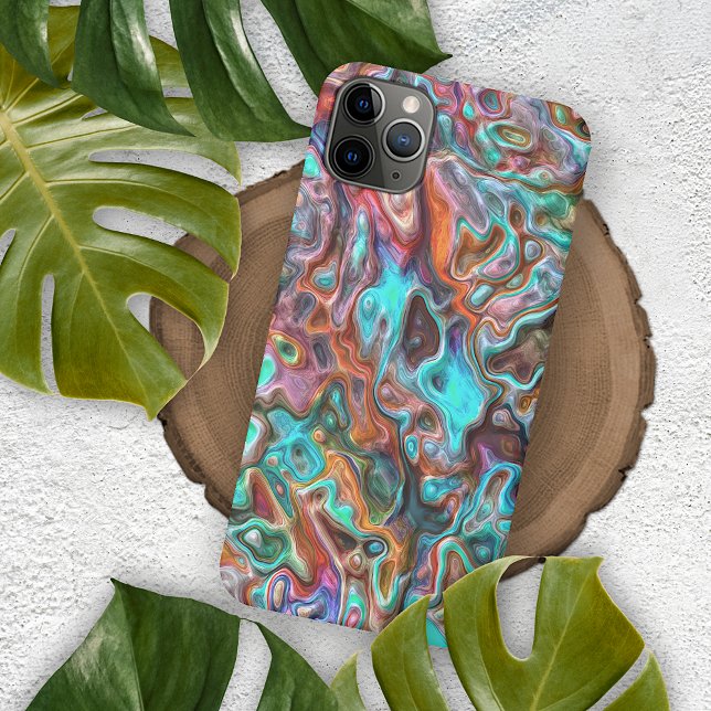 Colourful Funky Fun Paint Blur Waves Art Pattern Case-Mate iPhone Case (Creator Uploaded)