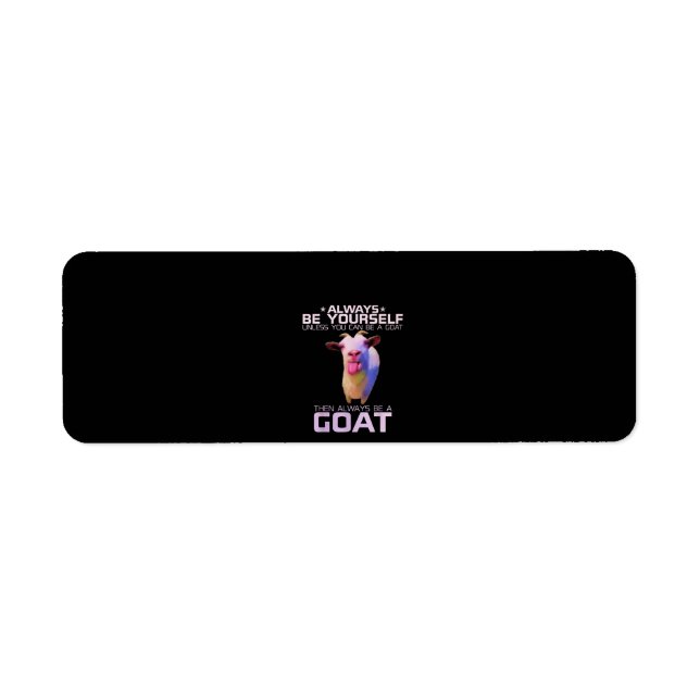 Colourful Funny Goat Gift (Front)