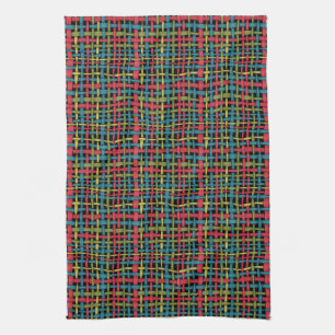 Colourful Funny Graphical Woven Strings Kitchen Towel