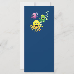 Colourful funny octopi