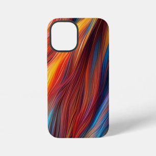 Colourful Fur Texture Background-68454 iPhone 12 Mini Case