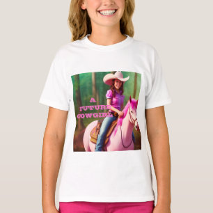 Colourful Future Cowgirl Kid's T-Shirt