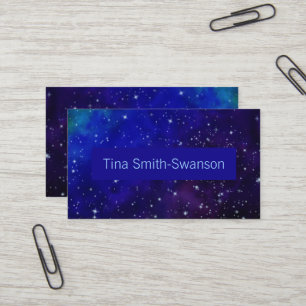 Colourful Galaxy Business Card
