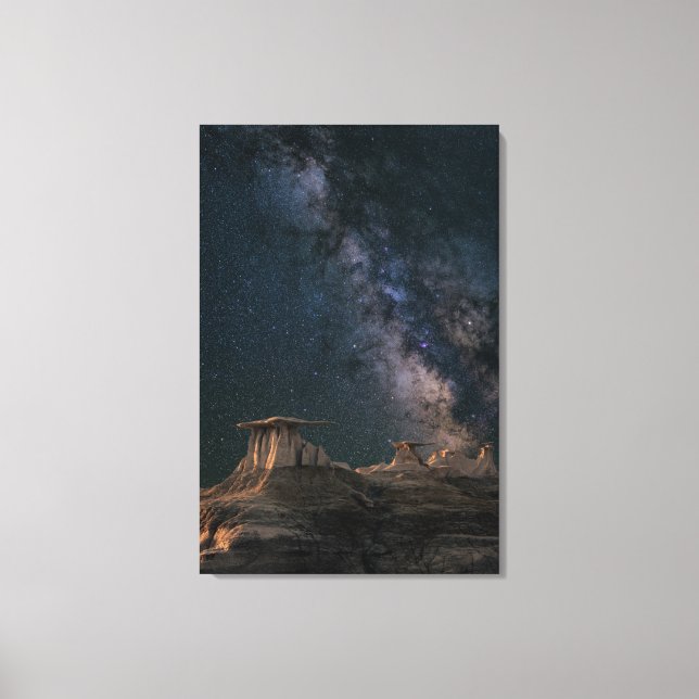 Colourful Galaxy Canvas Print (Front)