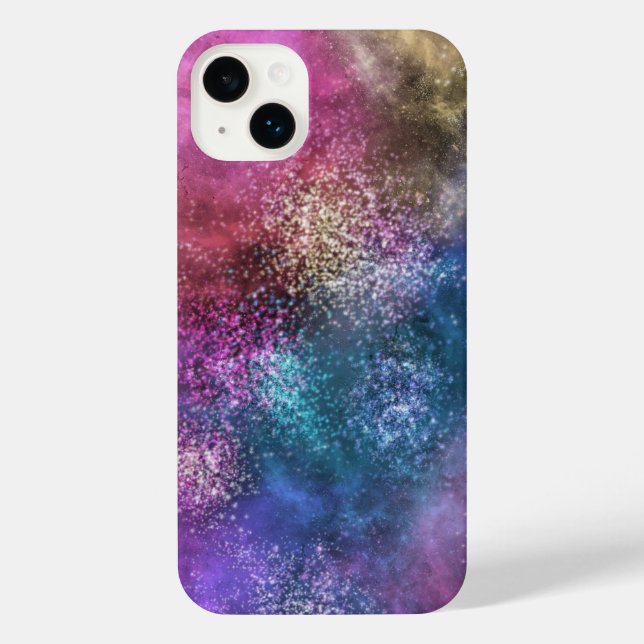 Colourful Galaxy Pattern iPhone Case (Back)