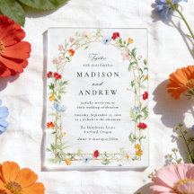 Colourful Garden Floral Arch Wedding