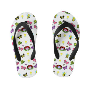 Colourful Garden Kids Flip Flops