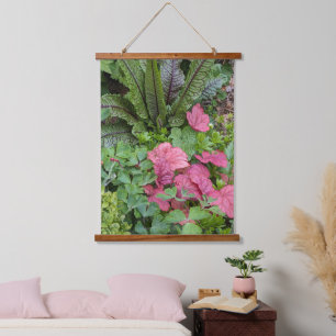 Colourful Garden Plants Botanical Hanging Tapestry