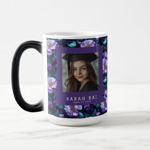 Colourful Gardenias Pattern Class Reunion Magic Mug