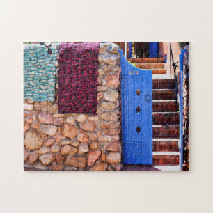 Colourful Gate Way Santa Fe New Mexico. Jigsaw Puzzle