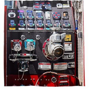 Colourful Gauges on Fire Engine