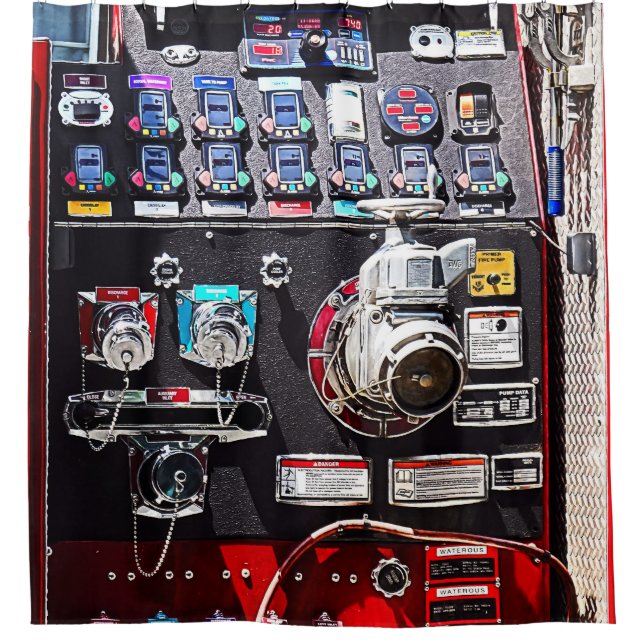 Colourful Gauges on Fire Engine (Front)
