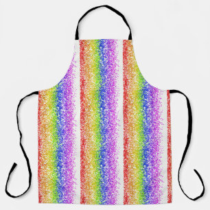 Colourful Gay LGBT Rainbow Flag Design Apron