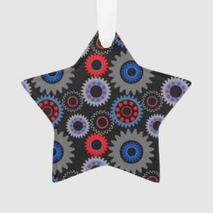 Colourful Gears Ornament