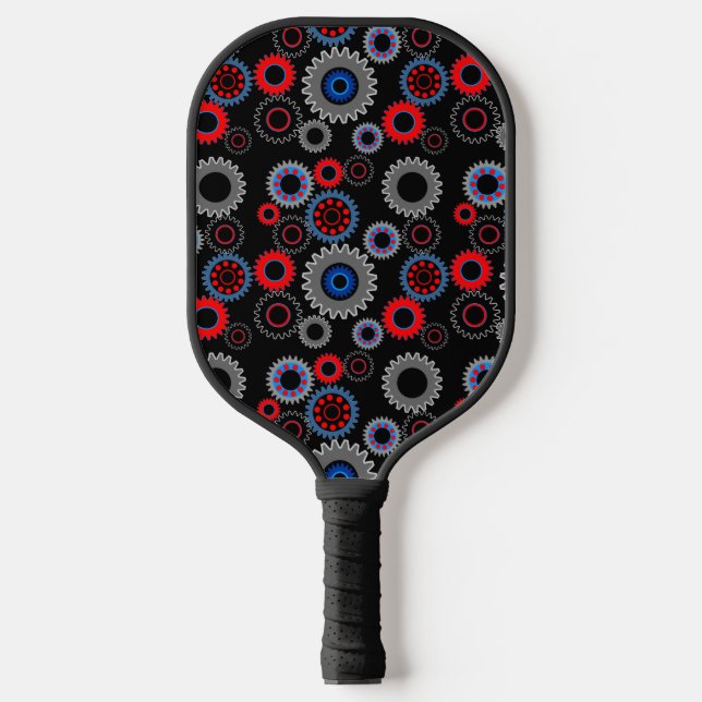 Colourful Gears Pickleball Paddle (Front)